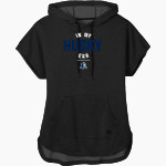 Word of Life Huskies New Era Women's Performance Terry Short Sleeve Hoodie Front Thumbnail