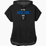 WATERTOWN HIGH SCHOOL GOSLINGS New Era Women's Performance Terry Short Sleeve Hoodie Front Thumbnail