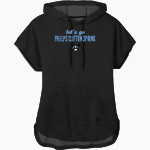 Phelps Clifton Spring Eagles <span class="pdp-name-mascot">Phelps Clifton Spring Eagles</span> New Era Women's Performance Terry Short Sleeve Hoodie Front Thumbnail