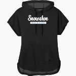 Snowshoe Trailblazers <span class="pdp-name-mascot">Snowshoe Trailblazers</span> New Era Women's Performance Terry Short Sleeve Hoodie Front Thumbnail