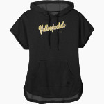 Walter R Johnson Yellowjackets <span class="pdp-name-mascot">Walter R Johnson Yellowjackets</span> New Era Women's Performance Terry Short Sleeve Hoodie Front Thumbnail