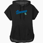 SHOREWOOD HIGH SCHOOL STORMRAYS <span class="pdp-name-mascot">SHOREWOOD THUNDERBIRDS</span> New Era Women's Performance Terry Short Sleeve Hoodie Front Thumbnail