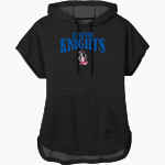 FAITH CHRISTIAN SCHOOL KNIGHTS <span class="pdp-name-mascot">FAITH KNIGHTS</span> New Era Women's Performance Terry Short Sleeve Hoodie Front Thumbnail