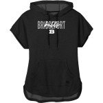 BRIDGEPORT HIGH SCHOOL BULLS <span class="pdp-name-mascot">BRIDGEPORT BULLS</span> New Era Women's Performance Terry Short Sleeve Hoodie Front Thumbnail