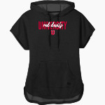 San Francisco University High School <span class="pdp-name-mascot">San Francisco University High School Red Devils</span> New Era Women's Performance Terry Short Sleeve Hoodie Front Thumbnail