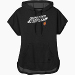 Central State University Marauders Athletics Store <span class="pdp-name-mascot">Central State Marauders</span> New Era Women's Performance Terry Short Sleeve Hoodie Front Thumbnail
