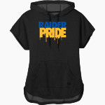 REED HIGH SCHOOL REED RAIDERS <span class="pdp-name-mascot">REED REED RAIDERS</span> New Era Women's Performance Terry Short Sleeve Hoodie Front Thumbnail