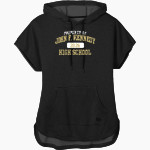 JOHN F. KENNEDY HIGH SCHOOL BEARS <span class="pdp-name-mascot">JOHN F. KENNEDY BEARS</span> New Era Women's Performance Terry Short Sleeve Hoodie Front Thumbnail