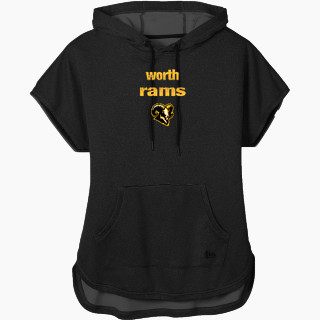 New Era Women's Performance Terry Short Sleeve Hoodie