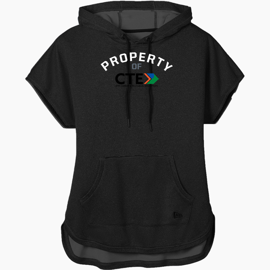 Hfm Boces Career & Technical Center Center <span class="pdp-name-mascot">Hfm Boces Career & Technical Center Center</span> New Era Women's Performance Terry Short Sleeve Hoodie