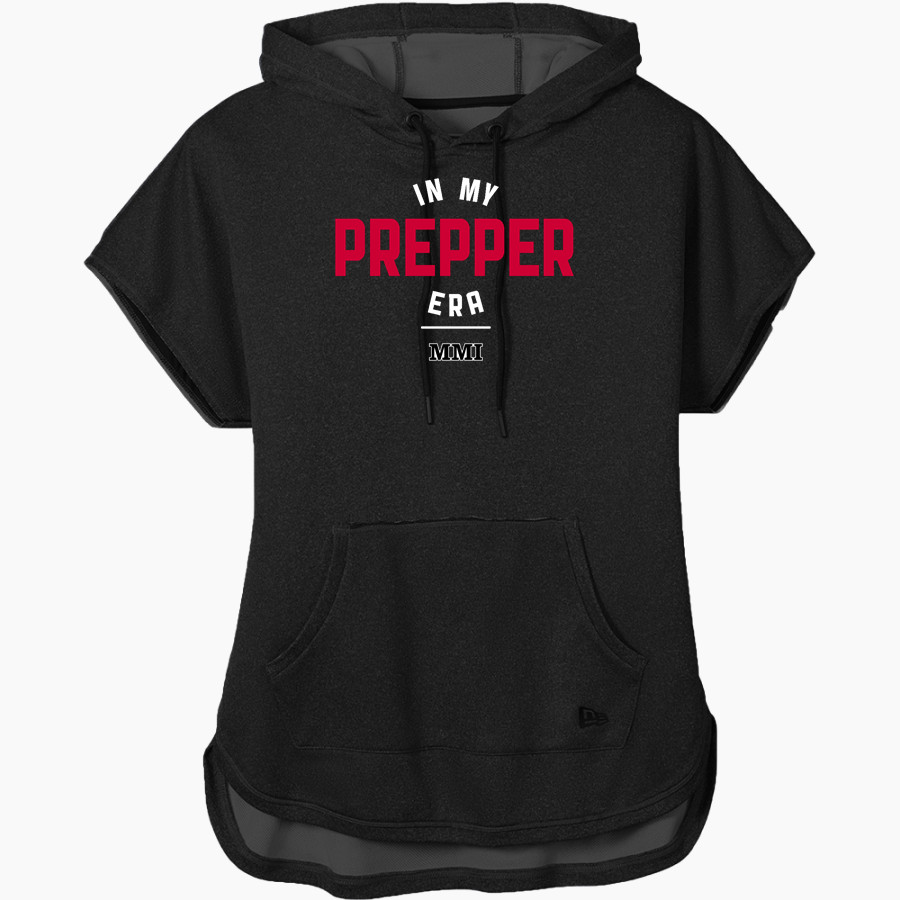 MMI PREPARATORY SCHOOL PREPPERS <span class="pdp-name-mascot">MMI PREPARATORY PREPPERS</span> New Era Women's Performance Terry Short Sleeve Hoodie