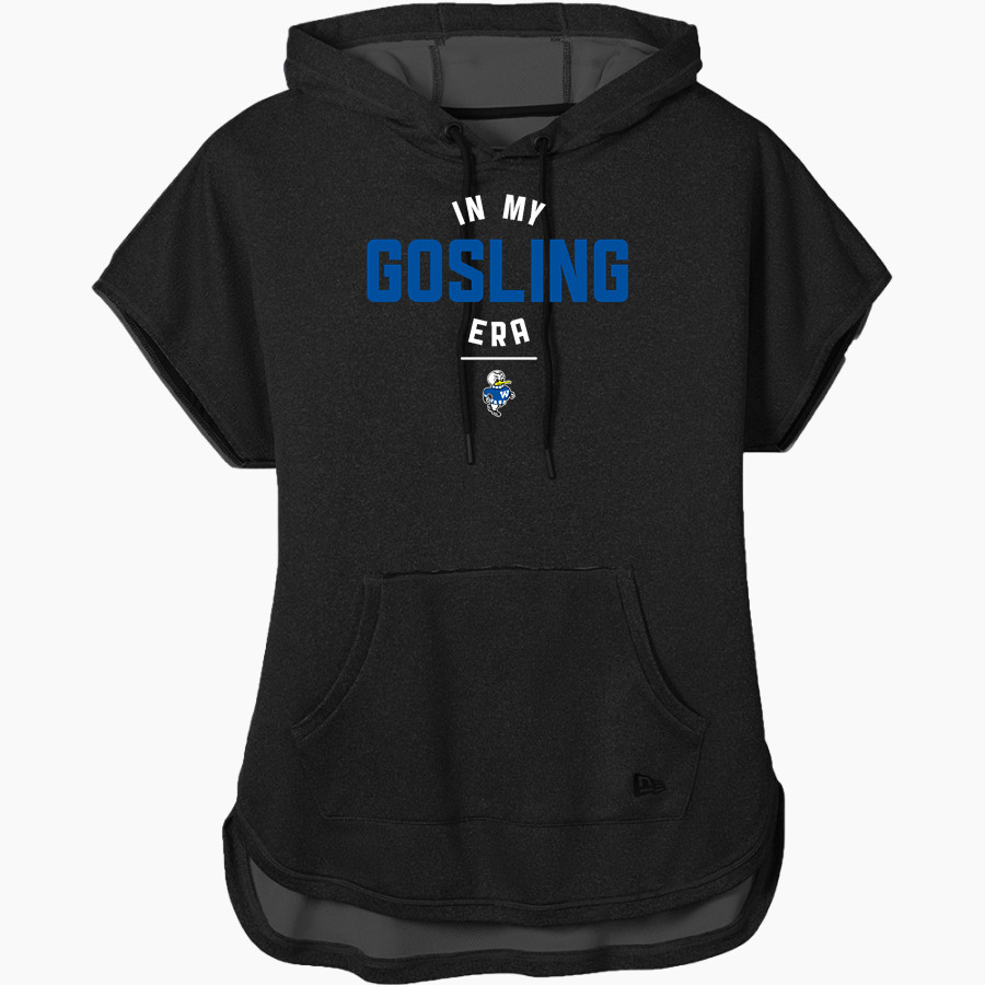 WATERTOWN HIGH SCHOOL GOSLINGS New Era Women's Performance Terry Short Sleeve Hoodie
