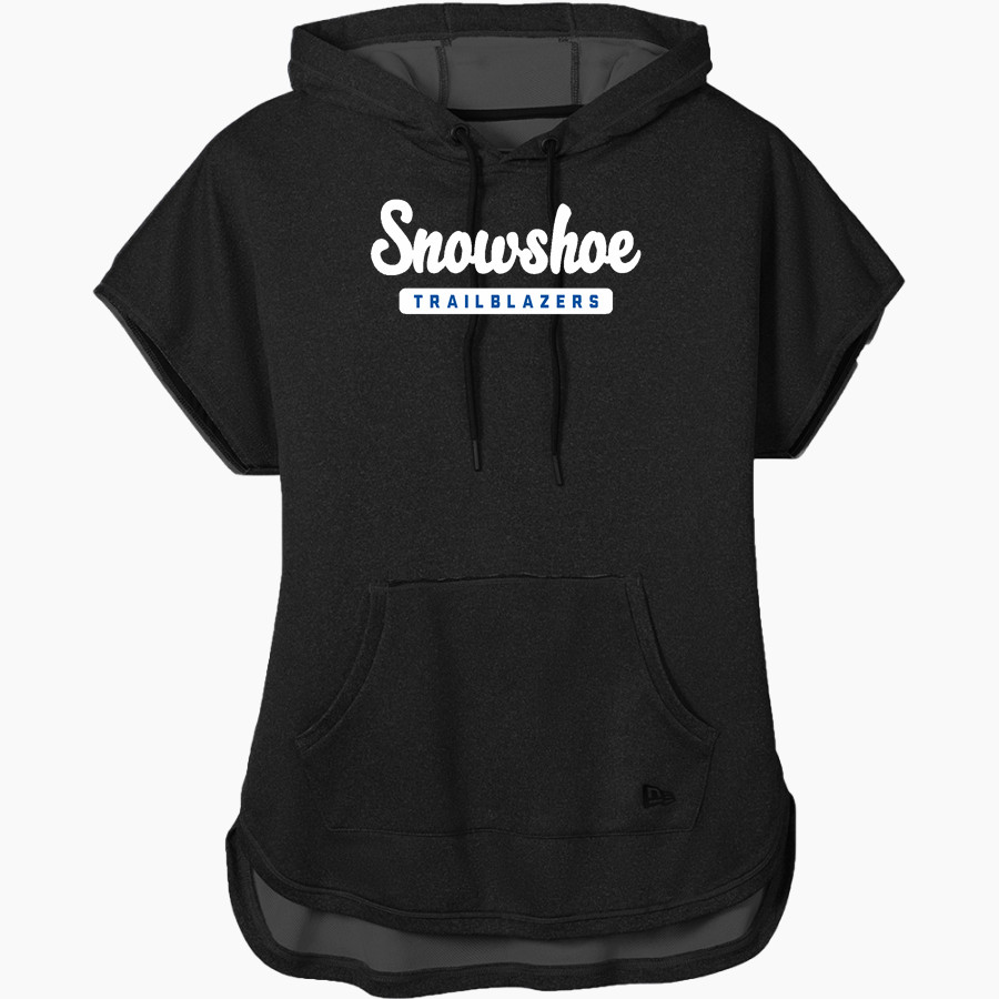 Snowshoe Trailblazers <span class="pdp-name-mascot">Snowshoe Trailblazers</span> New Era Women's Performance Terry Short Sleeve Hoodie