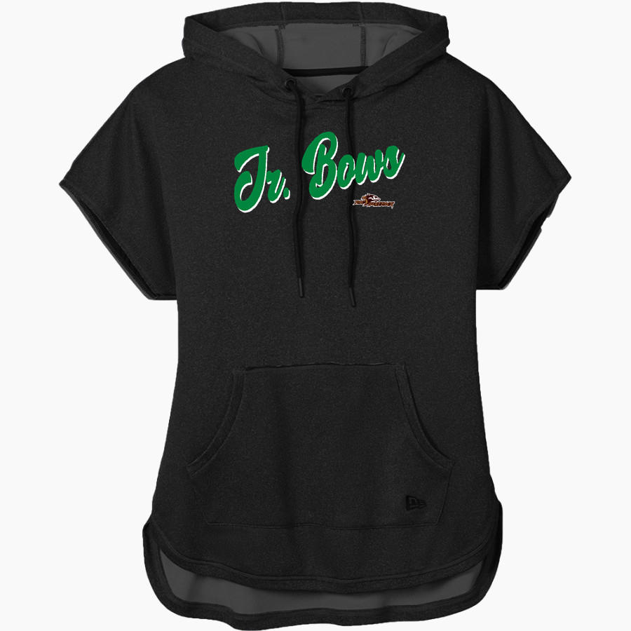 ULS Jr. Bows <span class="pdp-name-mascot">Junior Rainbows</span> New Era Women's Performance Terry Short Sleeve Hoodie