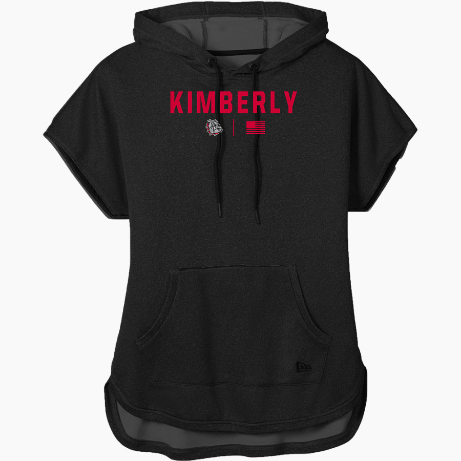 KIMBERLY HIGH SCHOOL BULLDOGS <span class="pdp-name-mascot">KIMBERLY BULLDOGS</span> New Era Women's Performance Terry Short Sleeve Hoodie