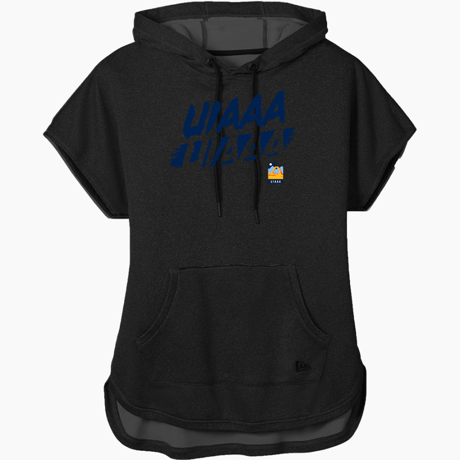 UIAAA Online Store New Era Women's Performance Terry Short Sleeve Hoodie