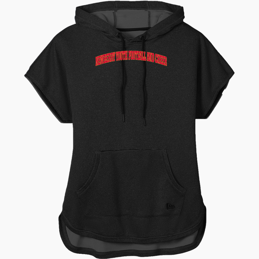 Newberry Youth Football And Cheer Panthers <span class="pdp-name-mascot">Newberry Youth Football And Cheer Panthers</span> New Era Women's Performance Terry Short Sleeve Hoodie