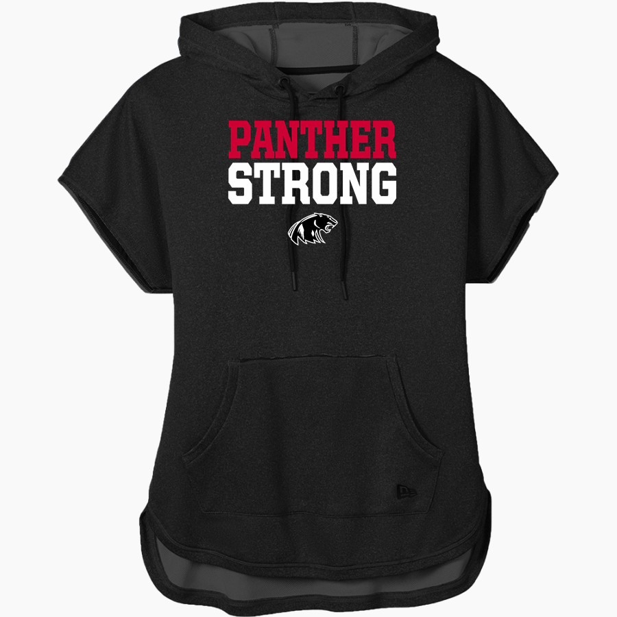 NORTHWOOD HIGH SCHOOL PANTHERS <span class="pdp-name-mascot">NORTHWOOD PANTHERS</span> New Era Women's Performance Terry Short Sleeve Hoodie