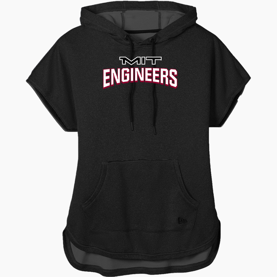 Massachusetts Institute of Technology New Era Women's Performance Terry Short Sleeve Hoodie