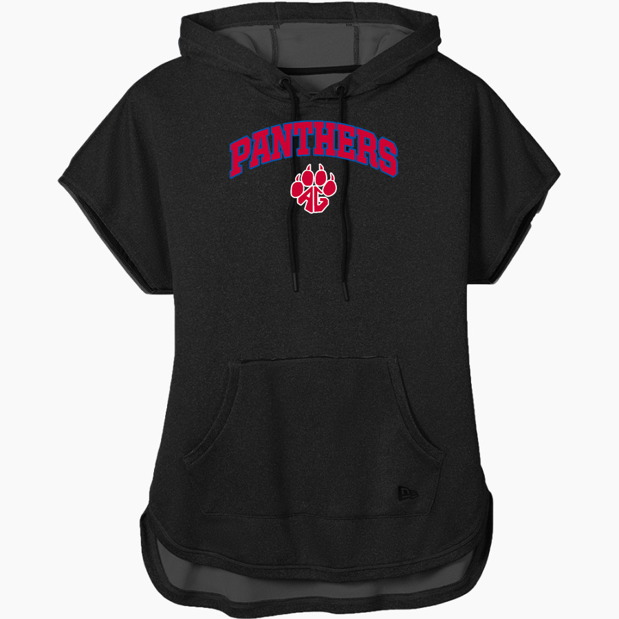 ALBA-GOLDEN HIGH SCHOOL PANTHERS New Era Women's Performance Terry Short Sleeve Hoodie