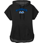 Moanalua Na Menehune <span class="pdp-name-mascot">Moanalua Menehunes</span> New Era Women's Performance Terry Short Sleeve Hoodie Front Thumbnail