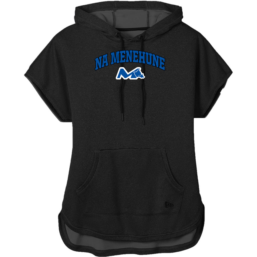 Moanalua Na Menehune <span class="pdp-name-mascot">Moanalua Menehunes</span> New Era Women's Performance Terry Short Sleeve Hoodie