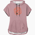 Jackson Pathways Vikings <span class="pdp-name-mascot">Jackson Pathways Vikings</span> New Era Women's Performance Terry Short Sleeve Hoodie Front Thumbnail