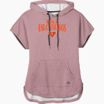 4SLC 4SLC Vikings <span class="pdp-name-mascot">4SLC</span> New Era Women's Performance Terry Short Sleeve Hoodie Front Thumbnail