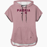 Paideia High Bears New Era Women's Performance Terry Short Sleeve Hoodie Front Thumbnail
