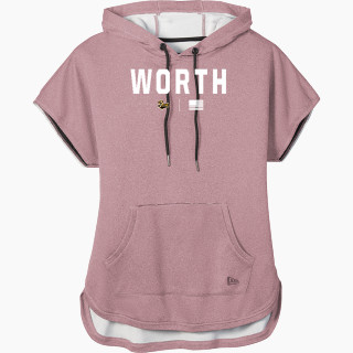 New Era Women's Performance Terry Short Sleeve Hoodie