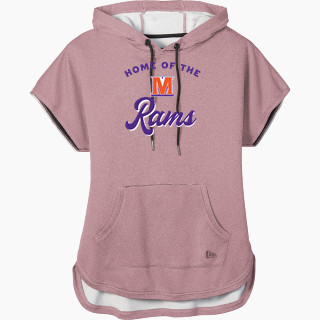 New Era Women's Performance Terry Short Sleeve Hoodie