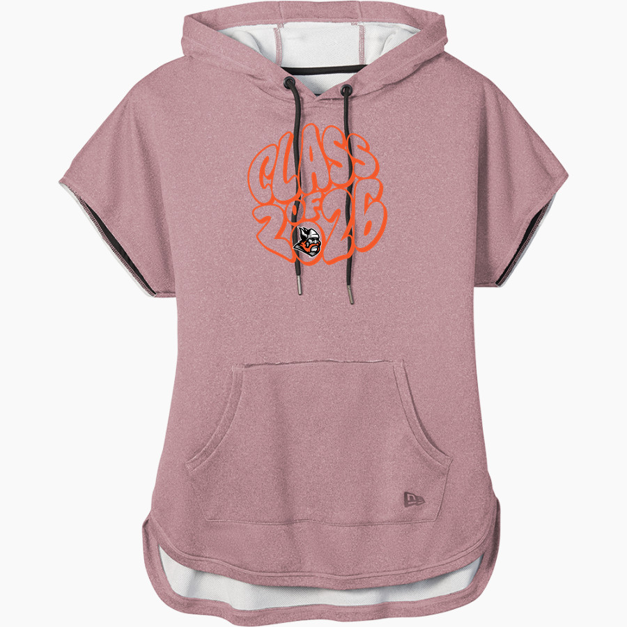 Jackson Pathways Vikings <span class="pdp-name-mascot">Jackson Pathways Vikings</span> New Era Women's Performance Terry Short Sleeve Hoodie