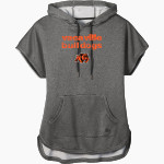 Vacaville Bulldogs <span class="pdp-name-mascot">Vacaville High School Bulldogs</span> New Era Women's Performance Terry Short Sleeve Hoodie Front Thumbnail