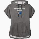 University Prep Cobras New Era Women's Performance Terry Short Sleeve Hoodie Front Thumbnail