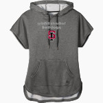 Springfield International Charter School New Era Women's Performance Terry Short Sleeve Hoodie Front Thumbnail