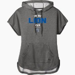 St. Mark's Episcopal Lions <span class="pdp-name-mascot">Saint Mark's Episcopal School Lions</span> New Era Women's Performance Terry Short Sleeve Hoodie Front Thumbnail