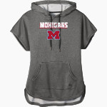 MORGANTOWN MOHIGANS The Official Online Store New Era Women's Performance Terry Short Sleeve Hoodie Front Thumbnail