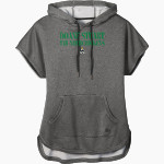 Doane Stuart Thunderchickens Thunderchickens <span class="pdp-name-mascot">Doane Stuart Thunderchickens</span> New Era Women's Performance Terry Short Sleeve Hoodie Front Thumbnail