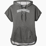 WESTERVILLE CENTRAL WARHAWKS <span class="pdp-name-mascot">WESTERVILLE WARHAWKS</span> New Era Women's Performance Terry Short Sleeve Hoodie Front Thumbnail