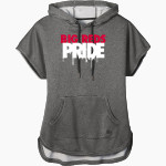 Milan Big Reds <span class="pdp-name-mascot">Milan Big Red</span> New Era Women's Performance Terry Short Sleeve Hoodie Front Thumbnail