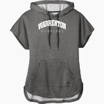 Warrenton Warriors New Era Women's Performance Terry Short Sleeve Hoodie Front Thumbnail