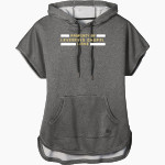 LEVERETTS CHAPEL HIGH SCHOOL LIONS <span class="pdp-name-mascot">LEVERETTS CHAPEL LIONS</span> New Era Women's Performance Terry Short Sleeve Hoodie Front Thumbnail