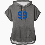Tenniswood Tigers <span class="pdp-name-mascot">Tenniswood Elementary School Tigers</span> New Era Women's Performance Terry Short Sleeve Hoodie Front Thumbnail