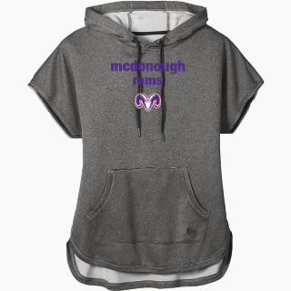 New Era Women's Performance Terry Short Sleeve Hoodie
