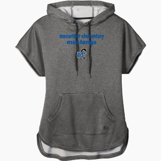 New Era Women's Performance Terry Short Sleeve Hoodie