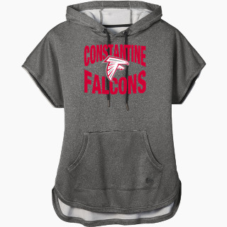 New Era Women's Performance Terry Short Sleeve Hoodie