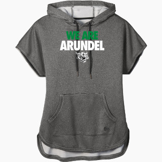 New Era Women's Performance Terry Short Sleeve Hoodie