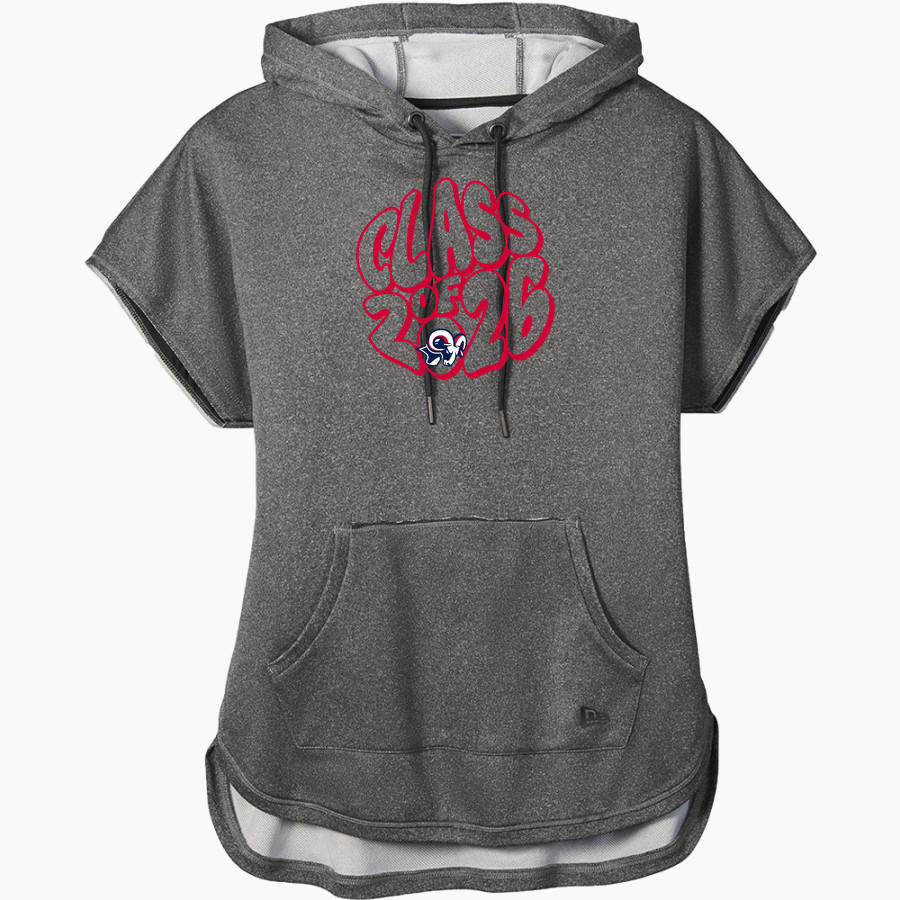 Bluefield University Sideline Store <span class="pdp-name-mascot">Bluefield University</span> New Era Women's Performance Terry Short Sleeve Hoodie