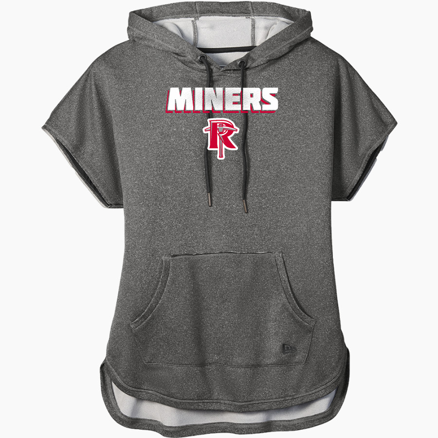 Red Top Miners <span class="pdp-name-mascot">Red Top MIners</span> New Era Women's Performance Terry Short Sleeve Hoodie