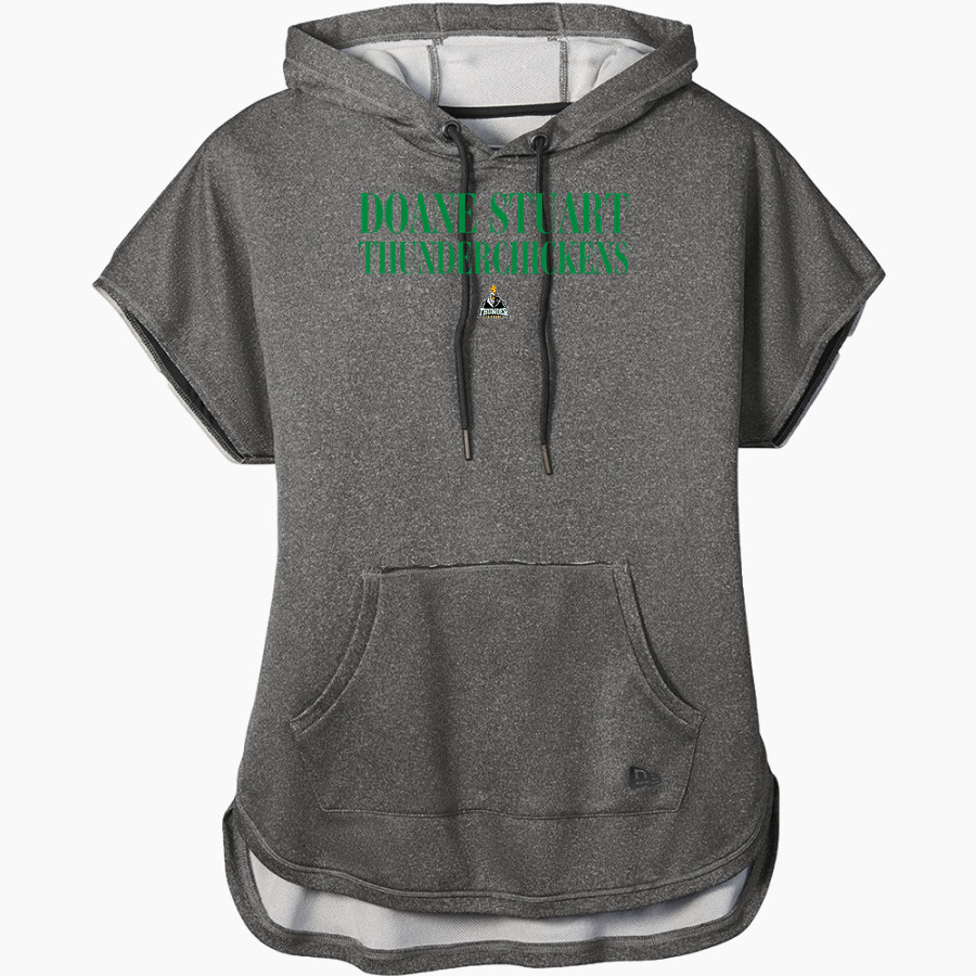 Doane Stuart Thunderchickens Thunderchickens <span class="pdp-name-mascot">Doane Stuart Thunderchickens</span> New Era Women's Performance Terry Short Sleeve Hoodie